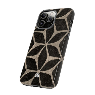 Concrete Mosaic Star · Tough Phone Case for iPhone · Black