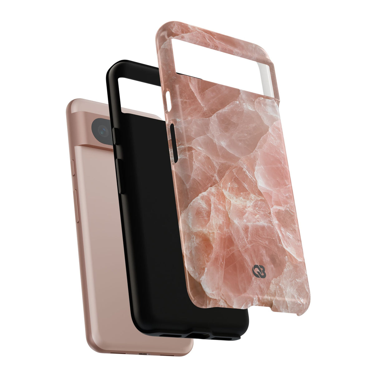 Rose Quartz Facet · Tough Phone Case for Pixel ·  Pink
