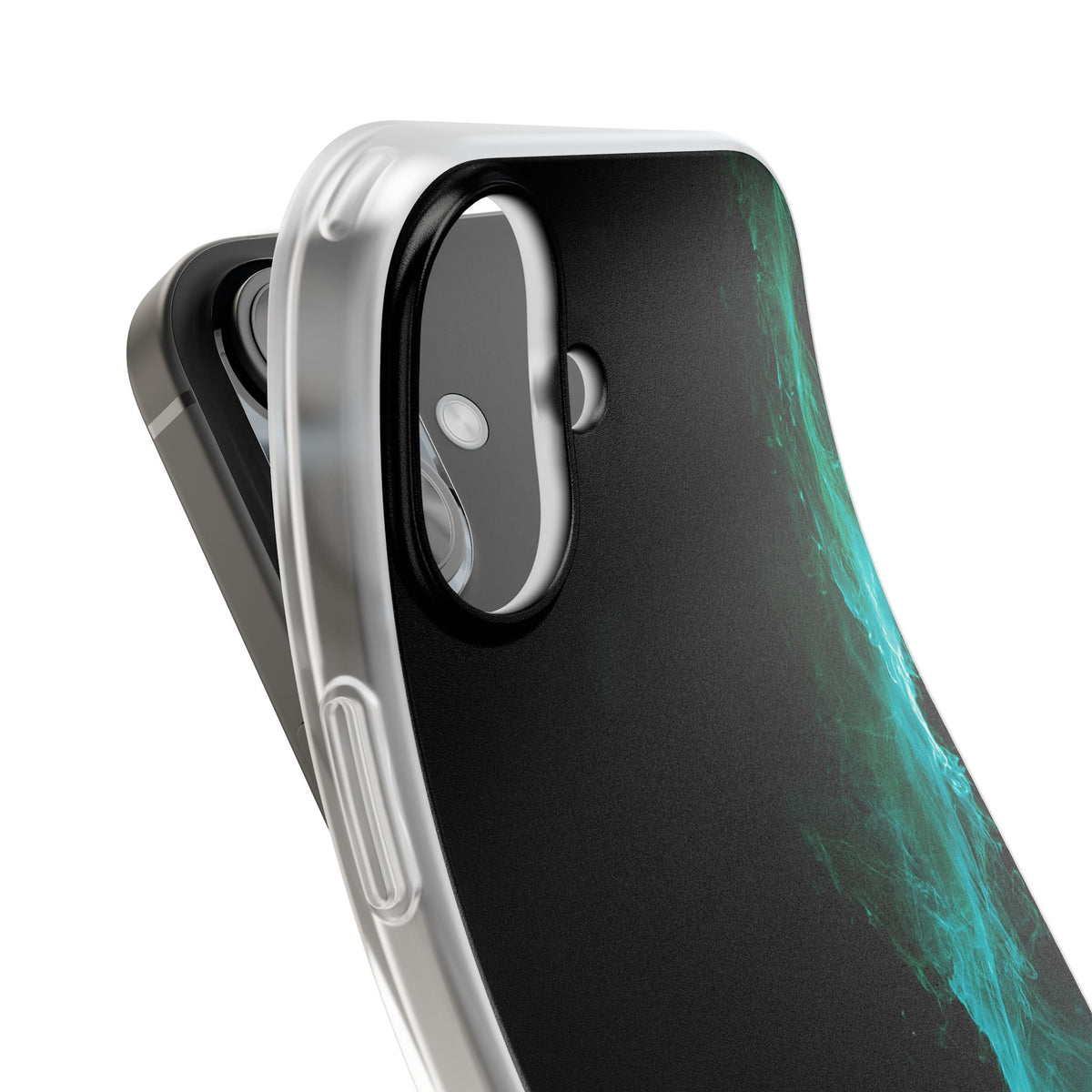 Luminous Plume · Lite Phone Case for iPhone ·  Teal