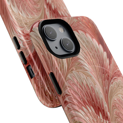 Blush Petal Plume · Tough 2.0 Magnetic Phone Case for iPhone · Pink