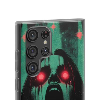 Crimson Emerald Scream · Soft Phone Case for Samsung