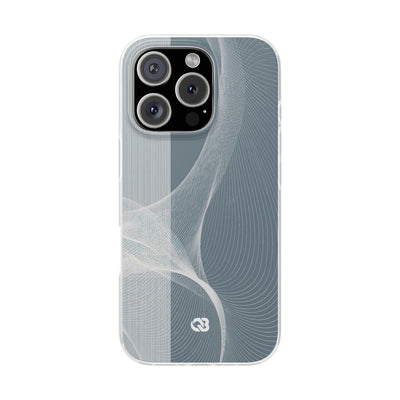Slate Contour Drift · Lite Phone Case for iPhone ·  Grey