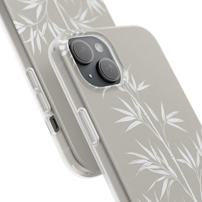 Beige Lite Phone Case for iPhone - Sandstone Bamboo Stalks