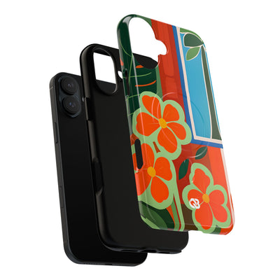 Vivid Jungle Collage · Tough+ Coque de téléphone pour iPhone · MagSafe