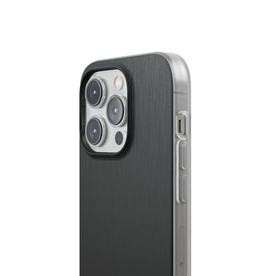 Black Lite Phone Case for iPhone - Brushed Obsidian Slate