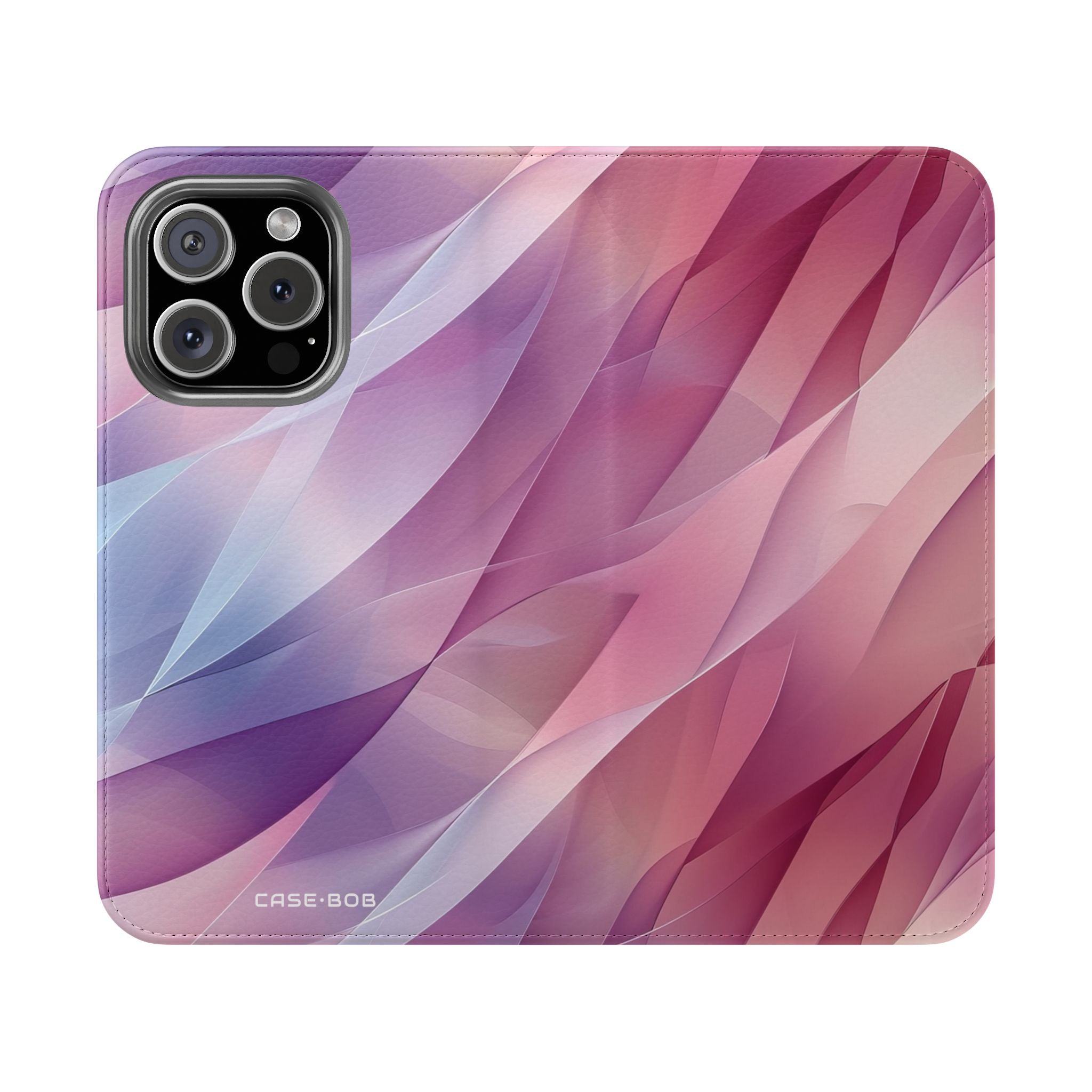 Pink Leafwave - iPhone 16 Pro Case - Wallet