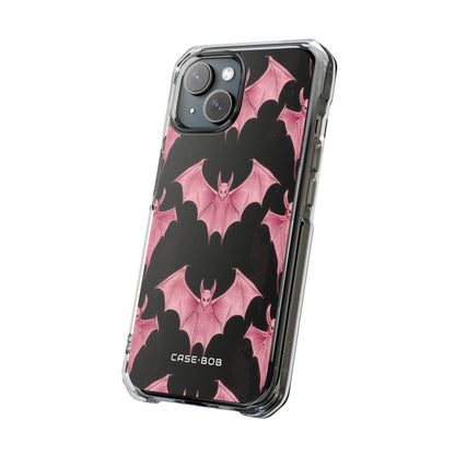 Pink Batspread iPhone 15 Case - Impact