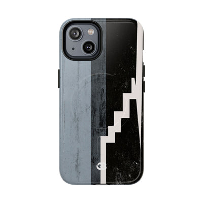Grey Tough 2.0 Magsafe Phone Case for iPhone - Industrial Concrete Void