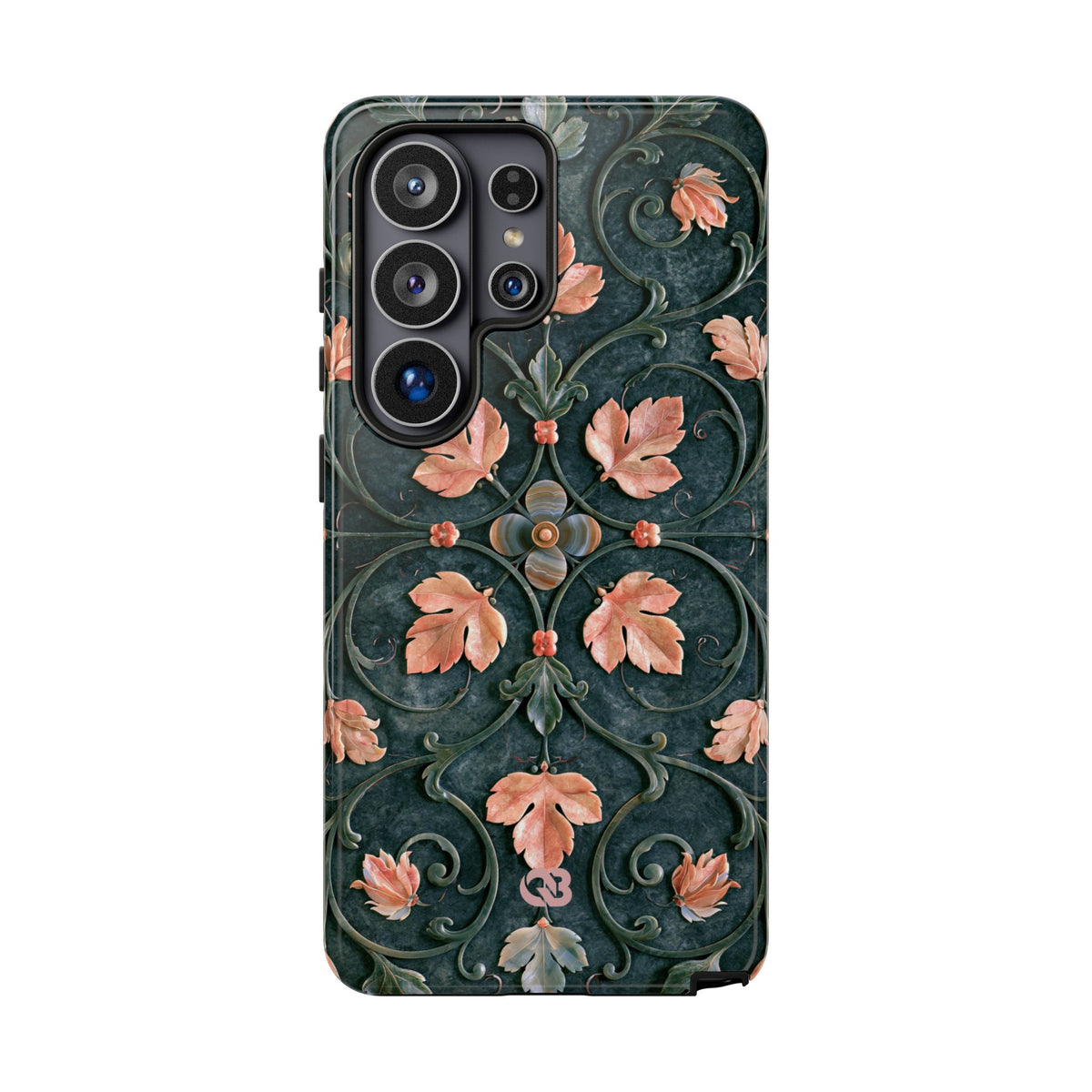 Florentine Rose Arabesque · Tough Phone Case for Samsung · Green