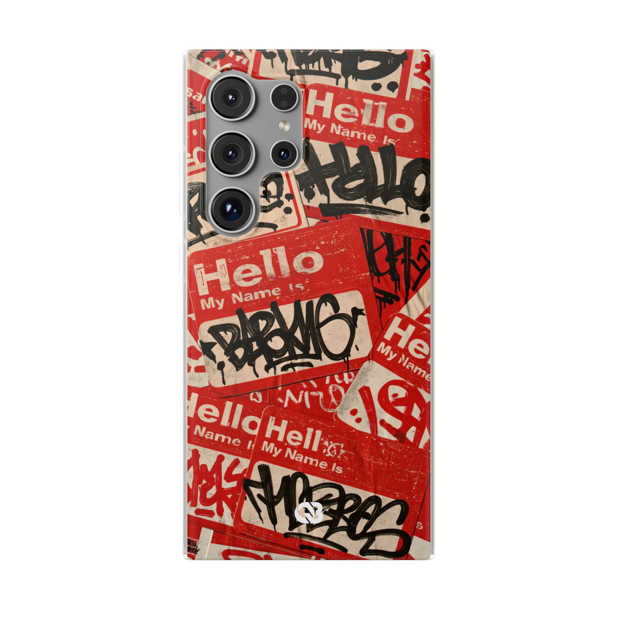 Slap Tag Collage · Lite Phone Case for Samsung · Red