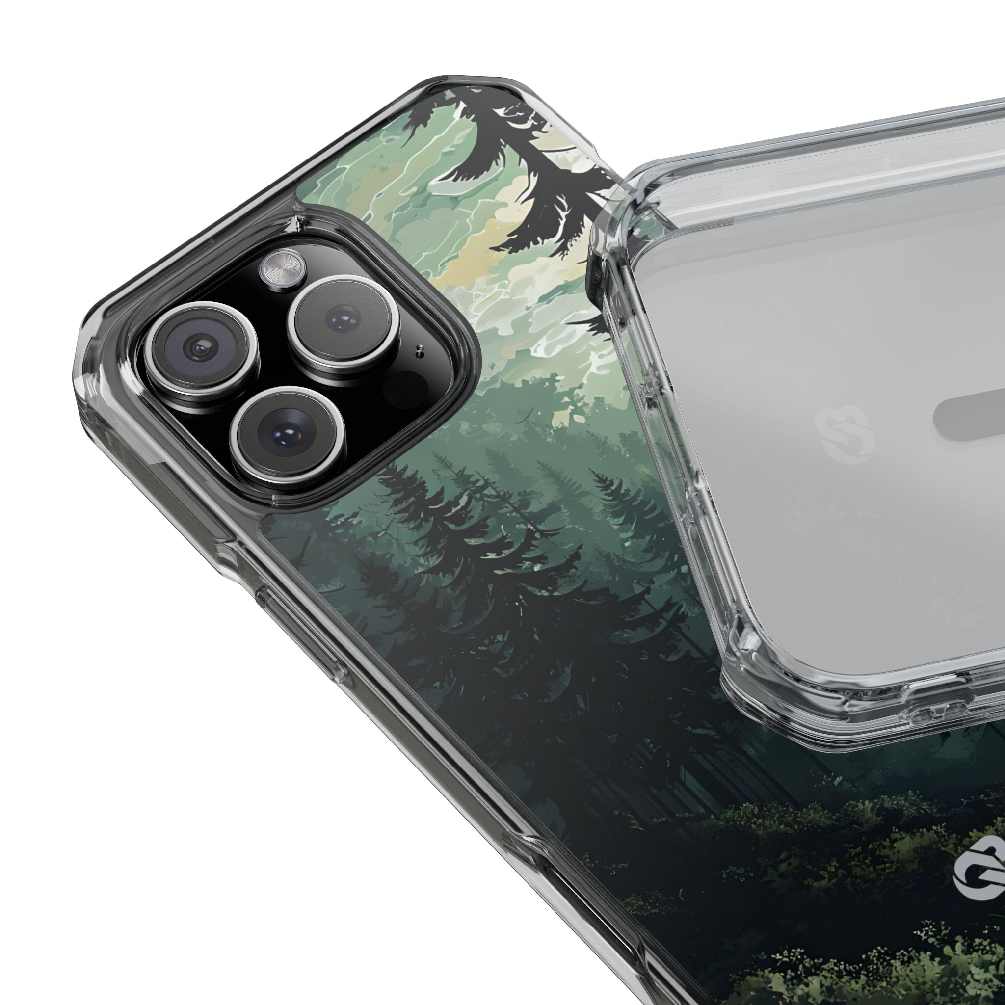 Misty Pine Shadow · Impact Phone Case for iPhone · Magsafe