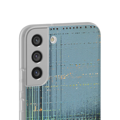 Acid Raster Circuit · Lite Phone Case for Samsung · Teal