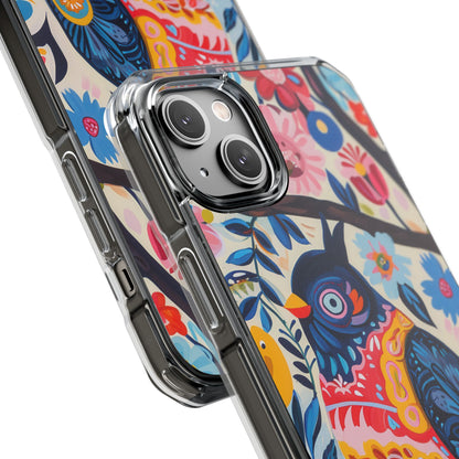 Owl Bloom iPhone 14 Plus Case - Impact