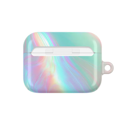 Prismatic Liquid Light · Hard Case for AirPods & AirPods Pro · Teal
