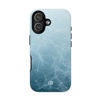 Teal Tough Phone Case for iPhone - Arctic Digital Nexus