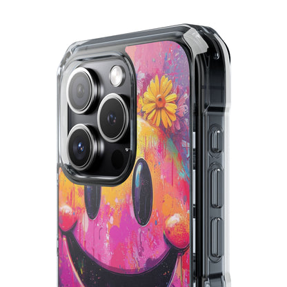 Smiley Bloom iPhone 15 Pro Case - Impact