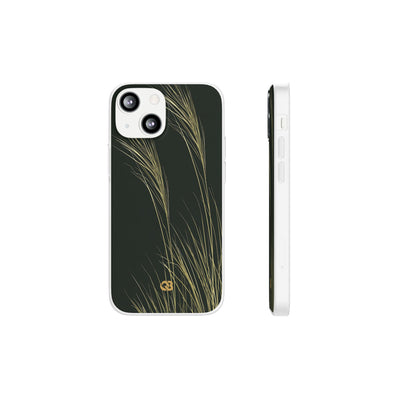 Golden Whispering Reeds · Lite Phone Case for iPhone ·  Green