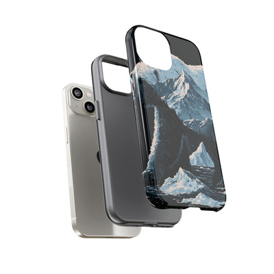 Nordic Arctic Bear · Tough Phone Case for iPhone · Black