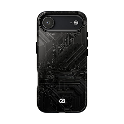 Obsidian Circuitry · Tough 2.0 Magnetic Phone Case for iPhone · Black