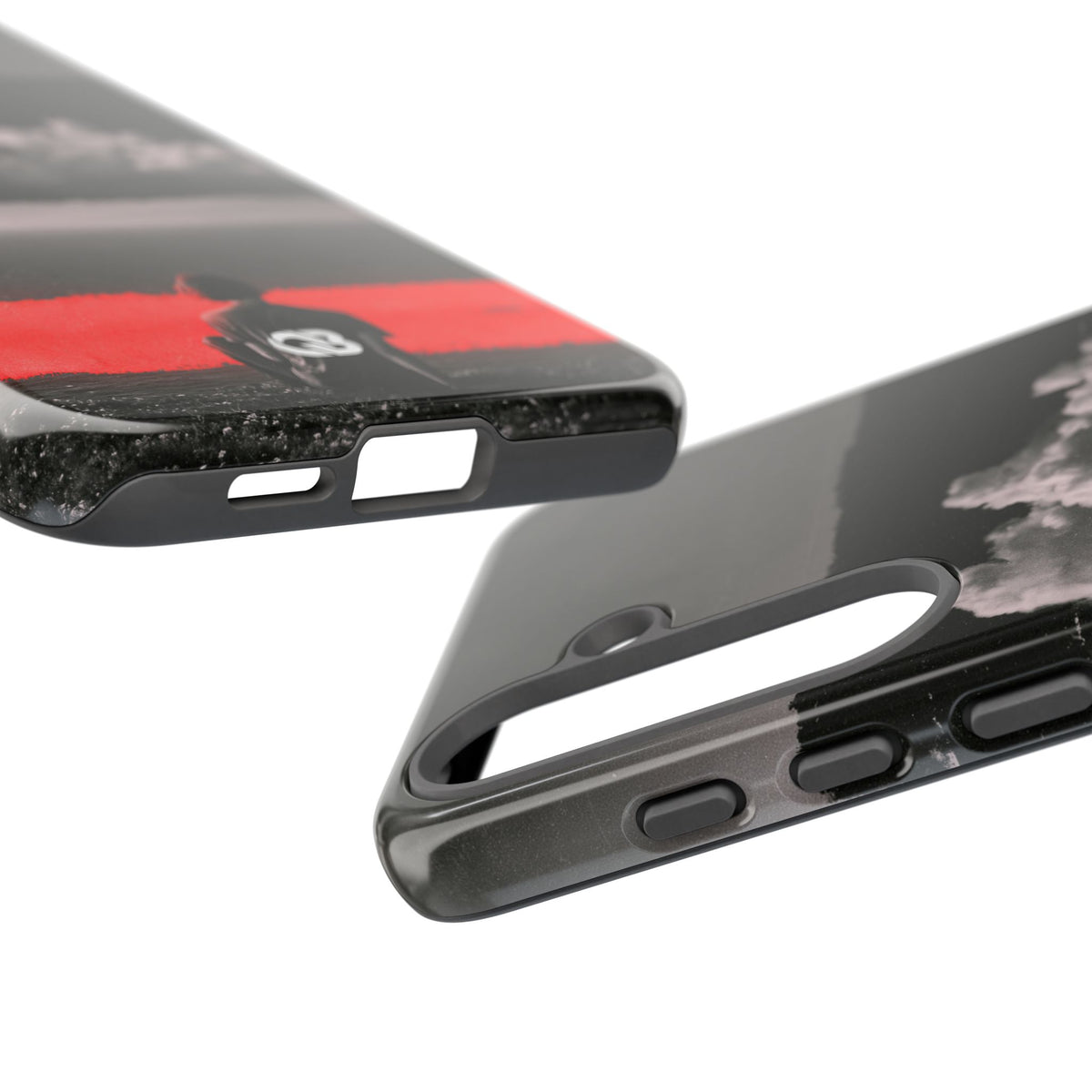 Crimson Horizon · Tough Phone Case for Samsung · Black