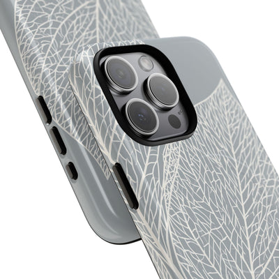 Grey Tough 2.0 Magsafe Phone Case for iPhone - Frosted Ash Veins