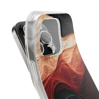 Ember Wave Dispersion · Lite Phone Case for iPhone ·  Red