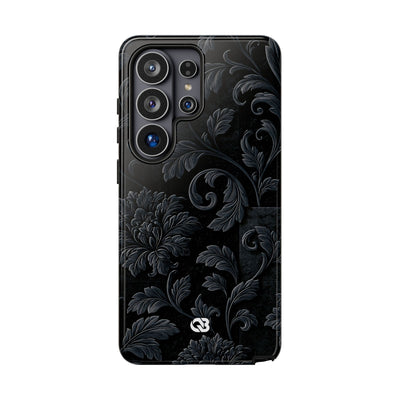 Obsidian Damask · Tough Phone Case for Samsung · Black