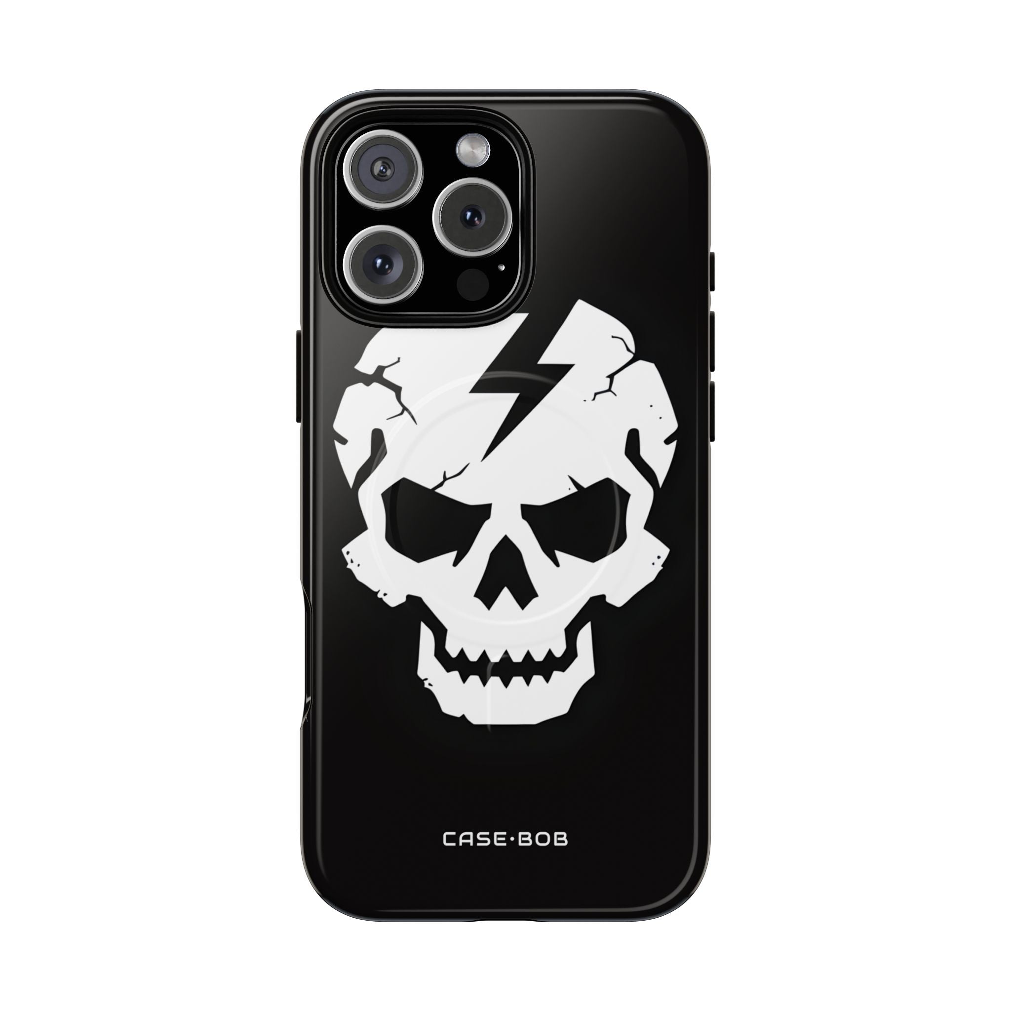 Lightning Skull iPhone 16 Pro Max Case - Tough+