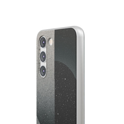 Black Lite Phone Case for Samsung - Lunar Static Orbit