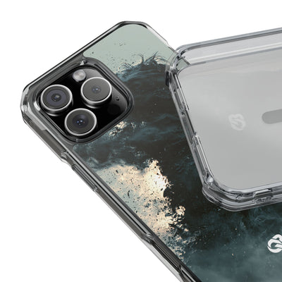 Ashen Dissolution · Clear Impact Magnetic Phone Case for iPhone ·  Black