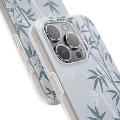 Blue Lite Phone Case for iPhone - Slate Bamboo Shadow