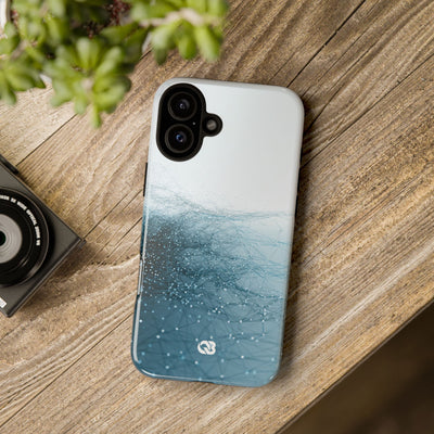 Teal Tough Phone Case for iPhone - Arctic Pulse Mesh