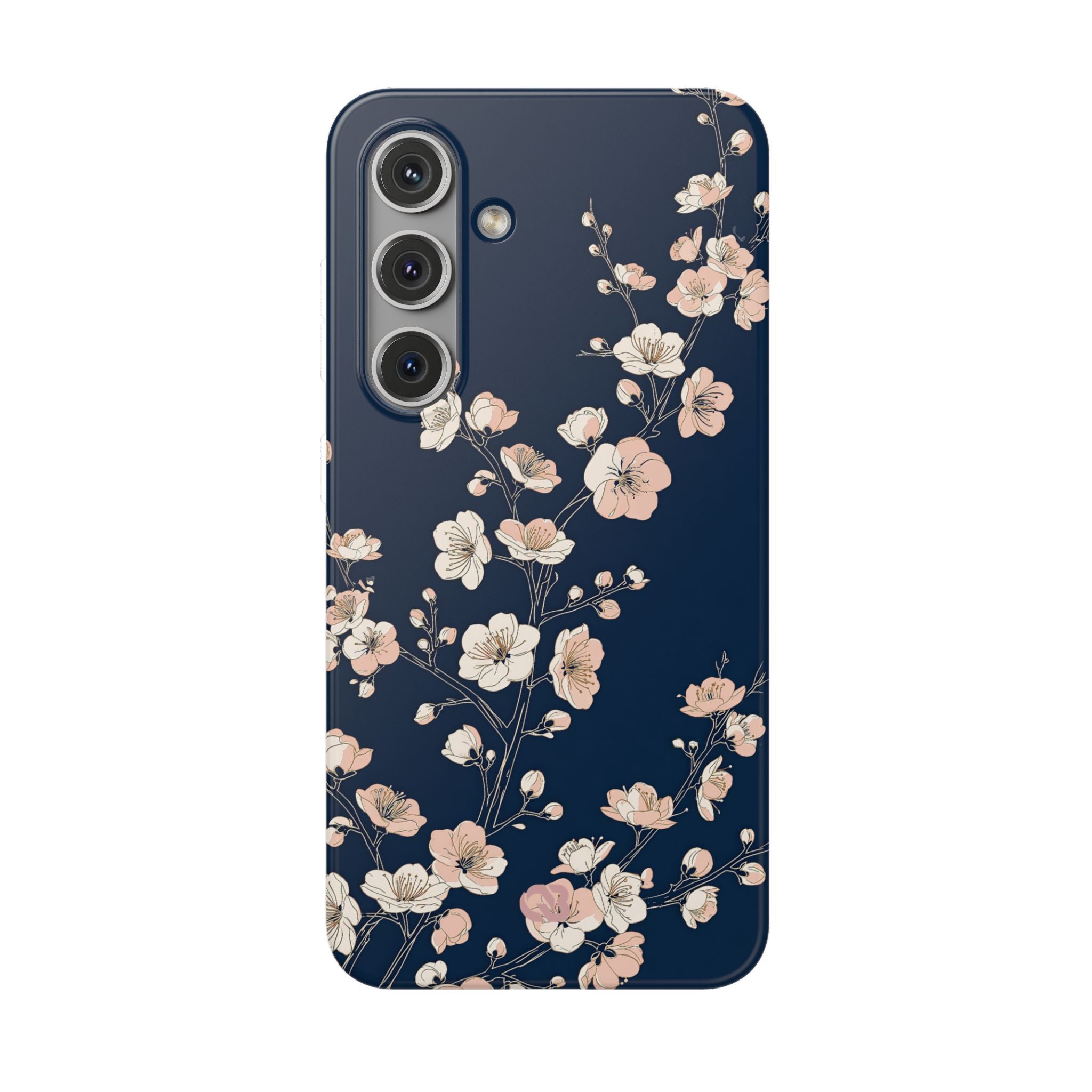 Blue Lite Phone Case for Samsung - Midnight Peach Sakura