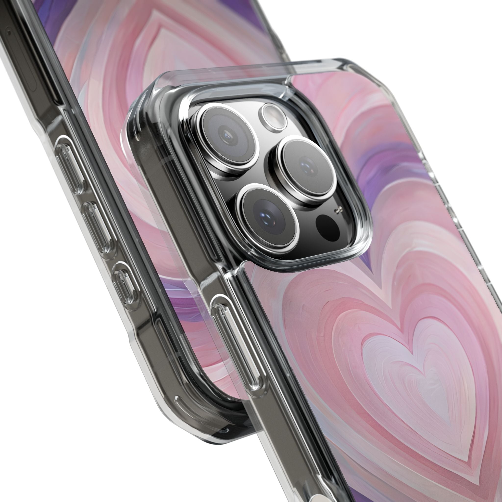 Lavender Pulse Hearts · Impact Magsafe