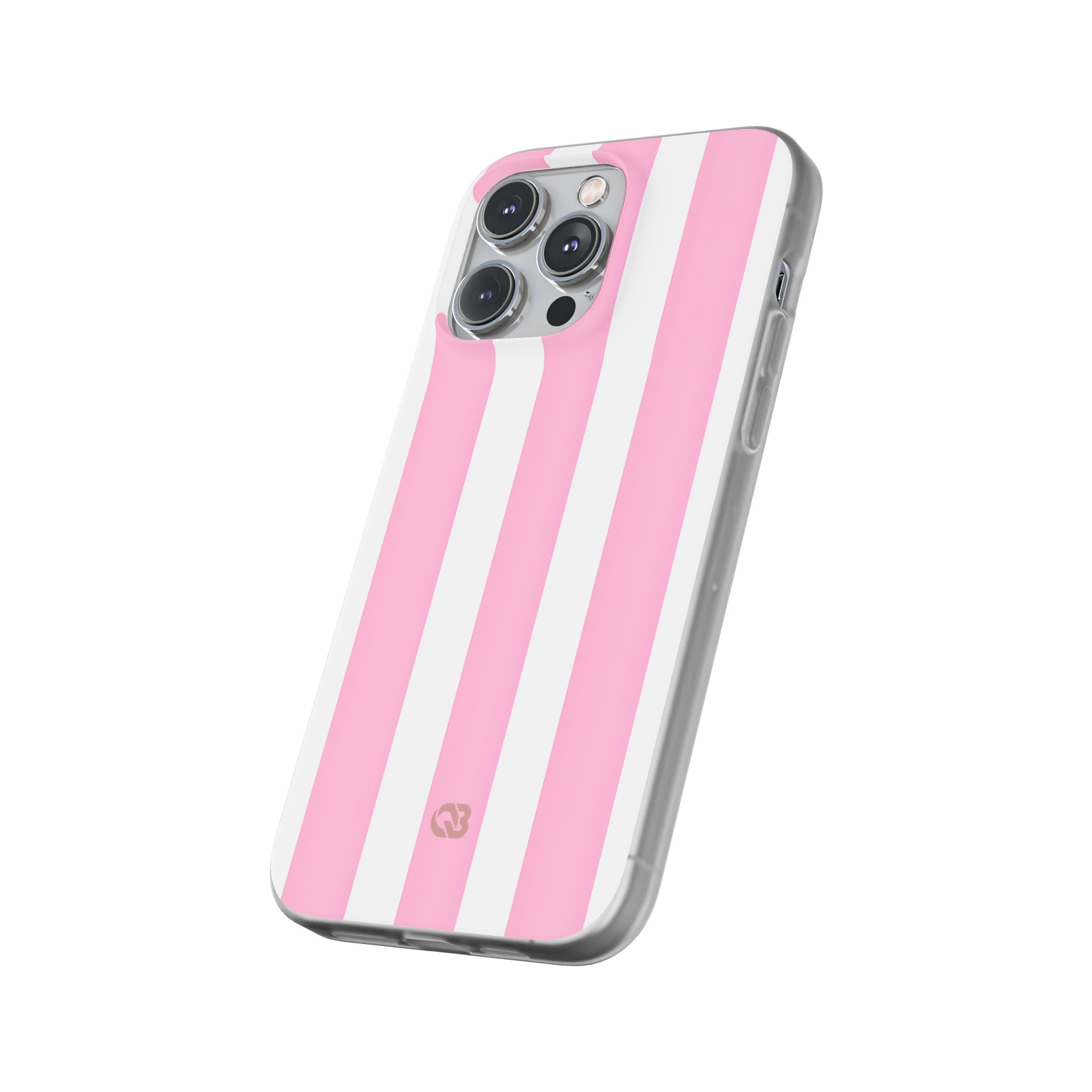 Soft Pink Stripe · Soft Phone Case for iPhone