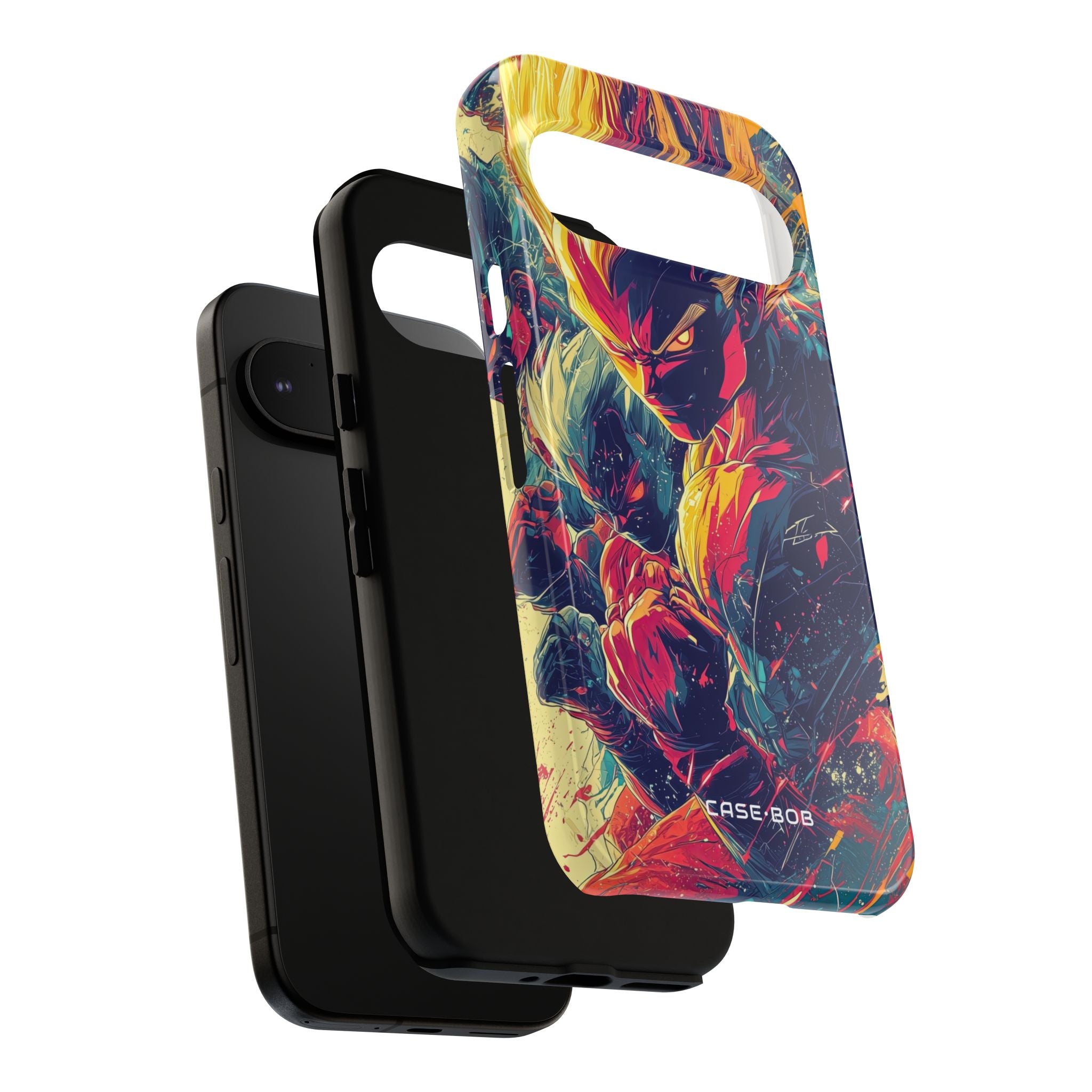 Yellow Fury Google Pixel 9 Case - Tough