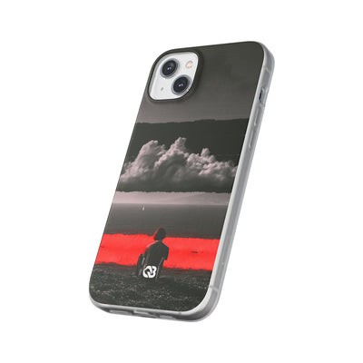Crimson Horizon · Lite Phone Case for iPhone ·  Black