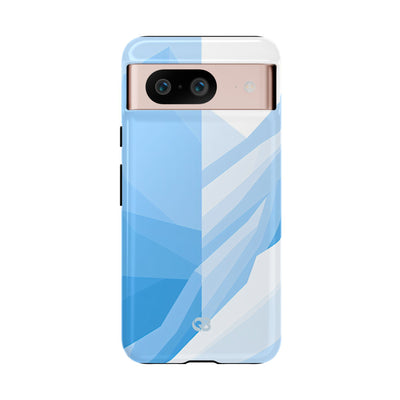 Blue Tough Phone Case for Google Pixel - Arctic Glacial Ridge