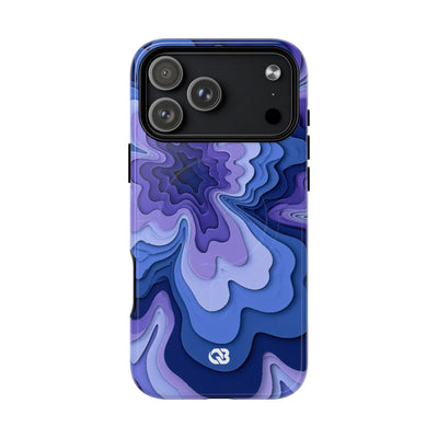 Periwinkle Strata Bloom · Tough 2.0 Magnetic Phone Case for iPhone · Purple