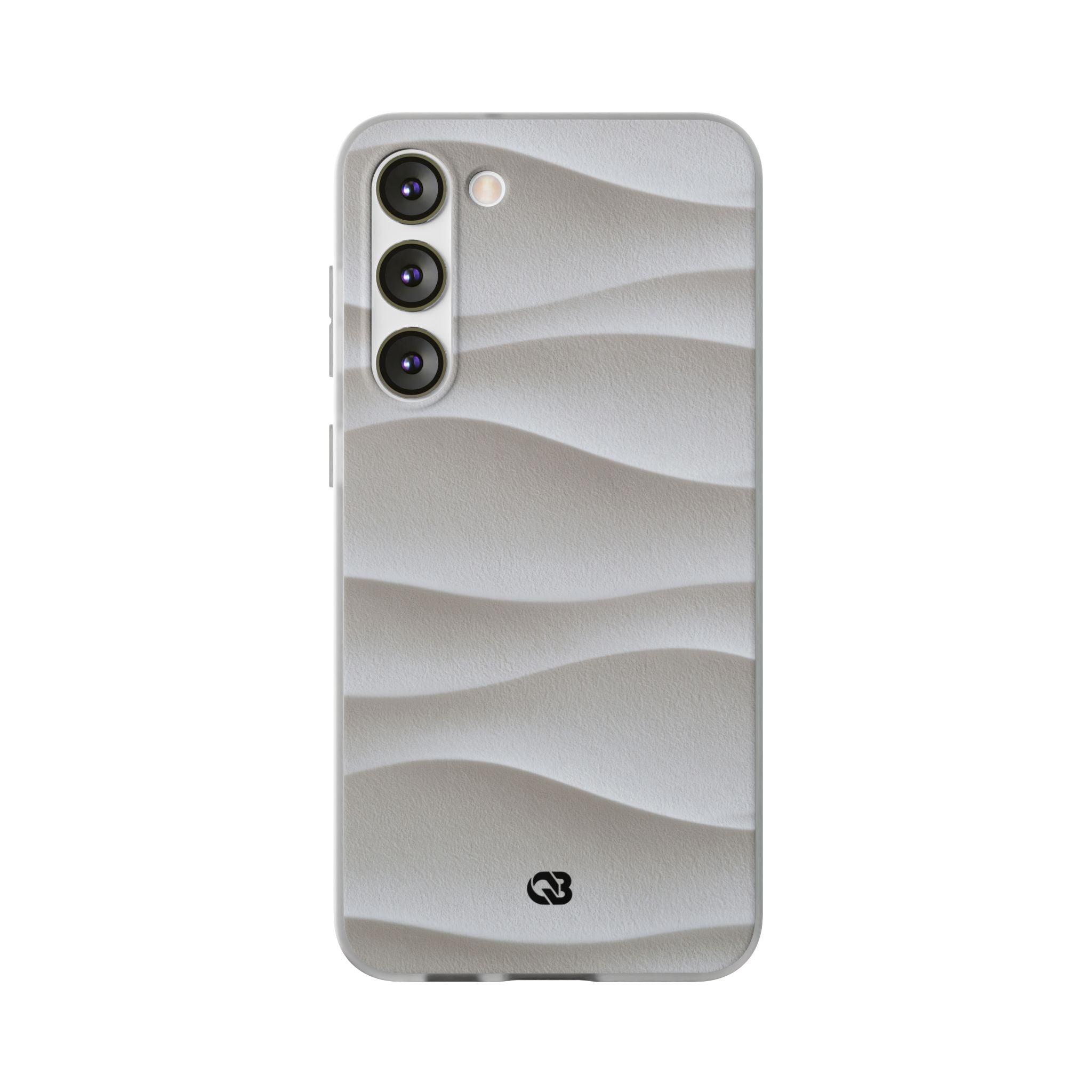 White Lite Phone Case for Samsung - Arctic Flow Ridges