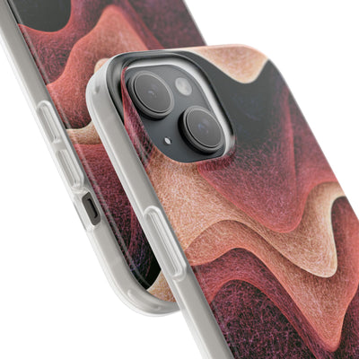 Rose Contour Waves · Lite Phone Case for iPhone ·  Pink