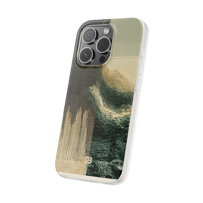 Beige Lite Phone Case for iPhone - Veridian Data Ridge