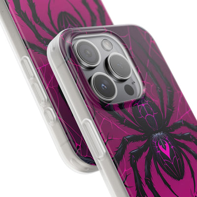 Obsidian Neon Widow · Soft Handyhülle für iPhone