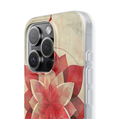 Crimson Petal Peak · Soft Phone Case for iPhone