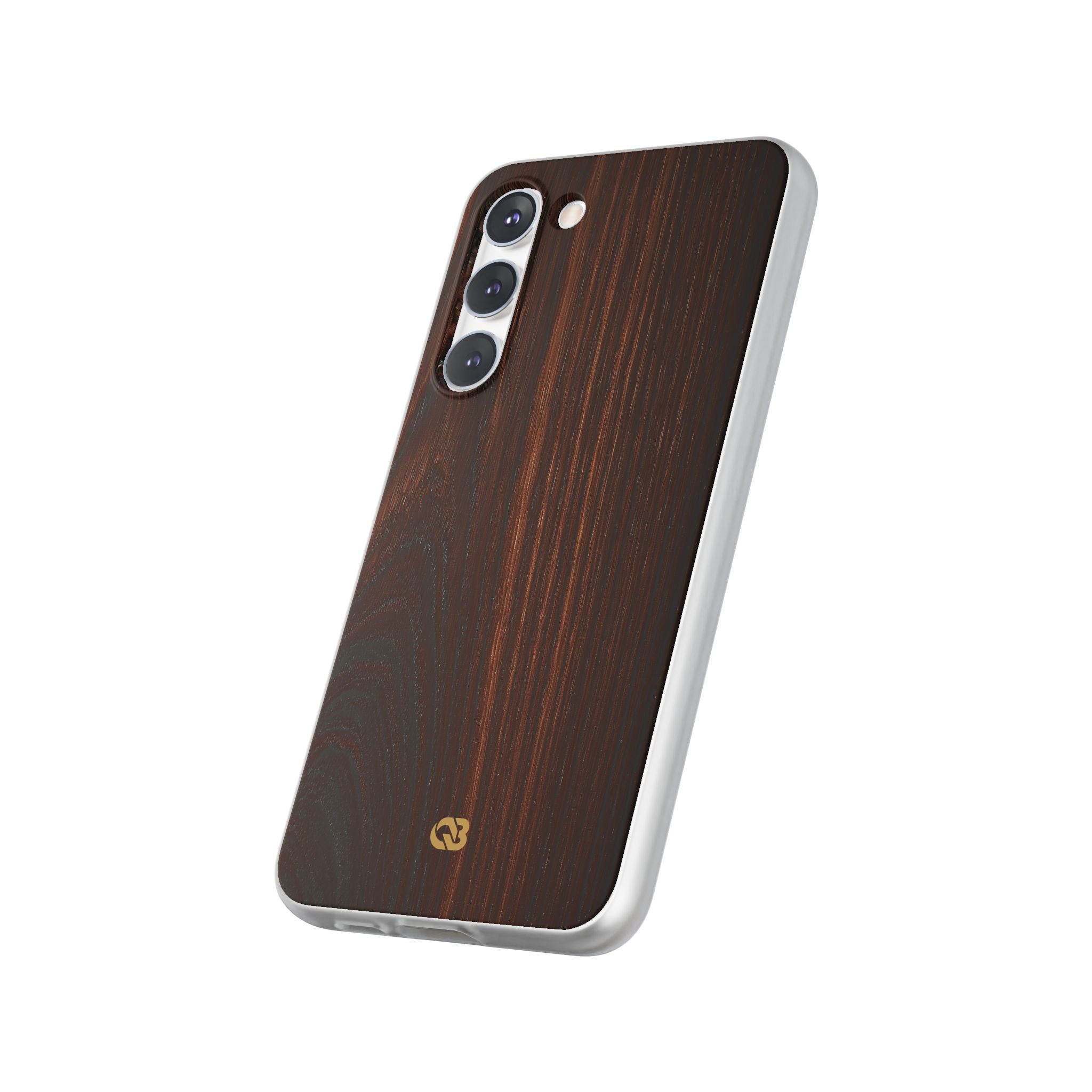 Brown Lite Phone Case for Samsung - Burnished Mahogany Grain