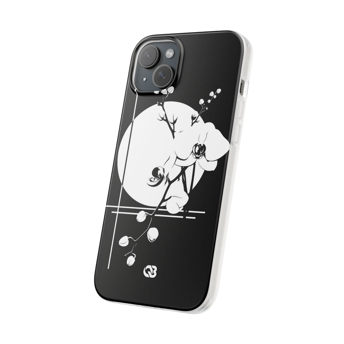 Nocturne Orchid Bloom · Lite Phone Case for iPhone ·  Black