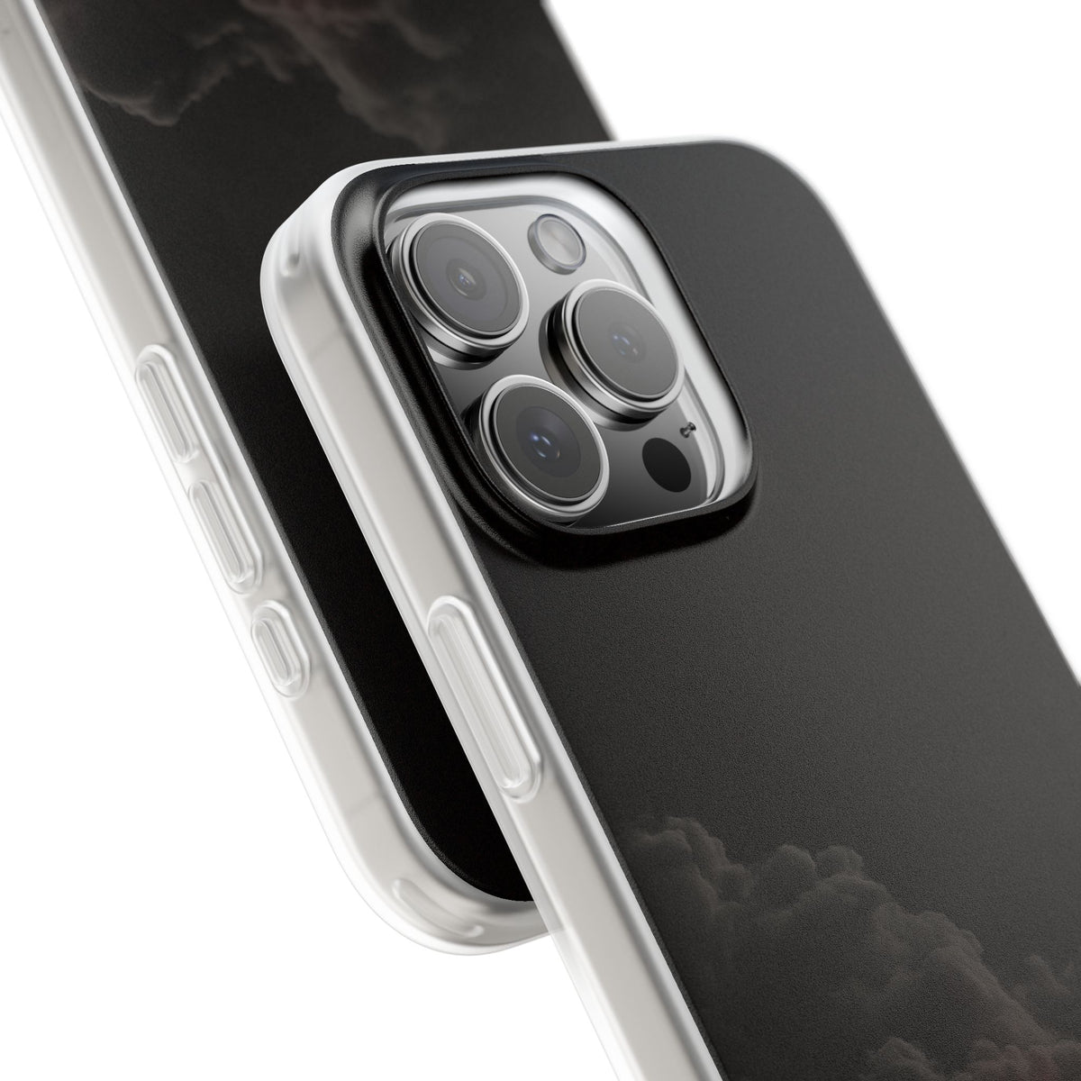 Crimson Fog Void · Lite Phone Case for iPhone ·  Black
