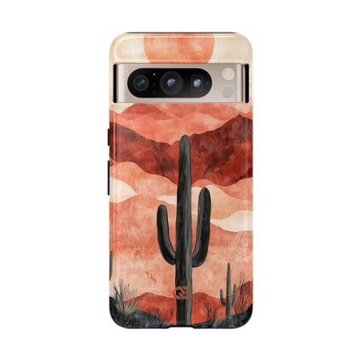 Terracotta Desert Sun · Tough Handyhülle für Google Pixel