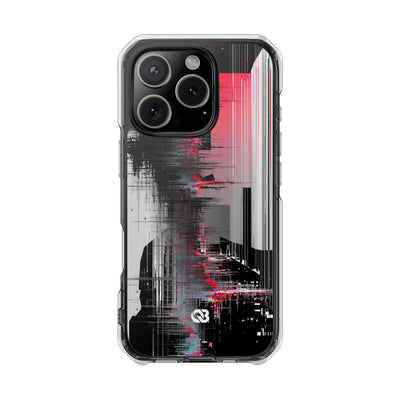 Black Impact MagSafe Phone Case for iPhone - Crimson Data Leak