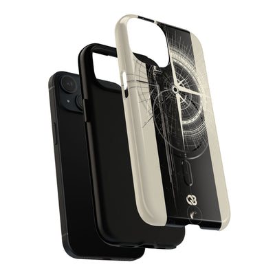 Beige Tough 2.0 Magsafe Phone Case for iPhone - Zenith Vector Spire